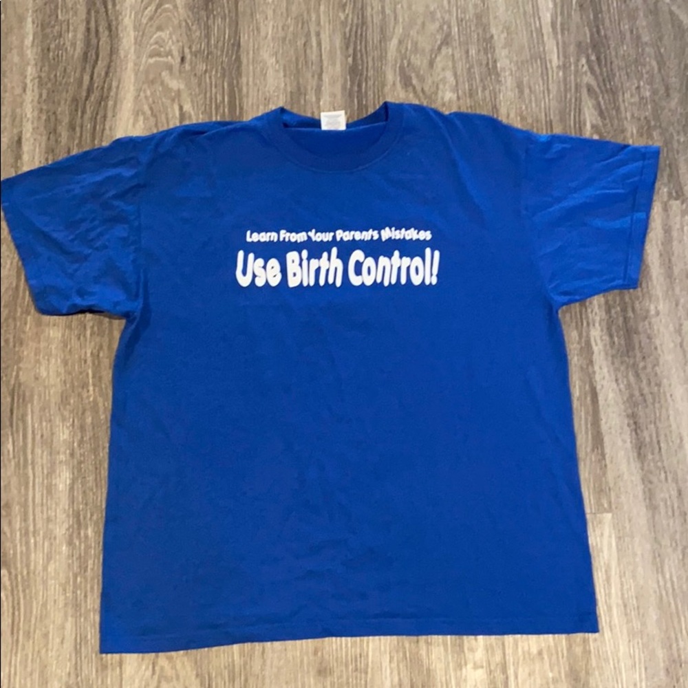 Blue tee shirt